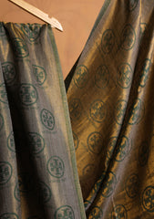 Pashmina Zari Branded Shawl D#03 - Green