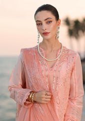 Lawn - Noor By Saadia Asad - Eid Luxury - Handwork Laserkari - NEH25#3B