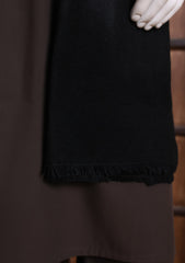 Men Shawls - Wool Shawls - D#01 - Black