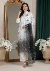 Formals - Riwaj - Imported Silk - 2 Pcs Suit - D#01 - F Green