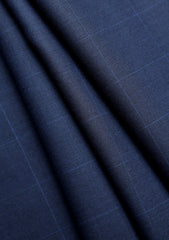 Drago Biella Fine Super 130's Wool Fabric - Blue 2