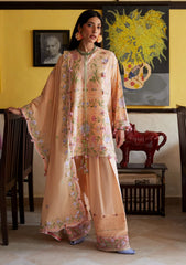 Lawn - Zaha - Festive 26 - ZF#09 - APRICOT MALLOW BLOOM