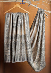 Pashmina Jamawar Shawl D#112 - Skin