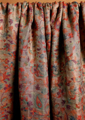 Pashmina Zari Jamawar Shawl D#14 - Brown