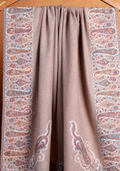 Pashmina Jamawar Shawl D#169 - Skin