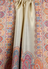 Pashmina Zari Jamawar Shawl D#03 - Golden