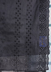 Embroidered Lawn Summer Shawl D#59 - Black