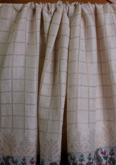 Pashmina Zari Jamawar Shawl D#07 - Off White 2