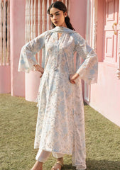 Lawn - Cross Stitch - Unstitched Premium 25 - MYSTIC HAZE