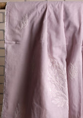 Lawn Chikankari Summer Shawl D#18 - Lilac