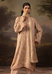 Winter - Riaz Arts - Neelum - Self Jacquard Leather Peach - NL25#09