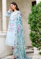 Lawn - Cross Stitch - Eid Edit-II - LWN#0213 - AQUA GLINT