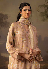 Winter - Riaz Arts - Neelum - Self Jacquard Leather Peach - NL25#09