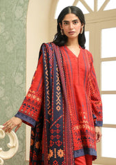 Winter - Sahar - Khaddar/Winter - Unstitched 25 - AW2-25-15 - Aztec Flame