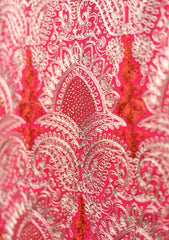 Pashmina Ari Work Scarf D - 01 - Pink