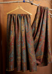 Pashmina Jamawar Shawl D#06 - Skin