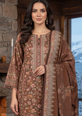 Winter - Riwaj - Printed Marina - 3 Pcs - Wool Shawl 25 - D#38