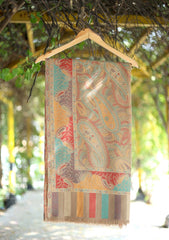 Pashmina Jamawar Shawl D - 46 - Skin