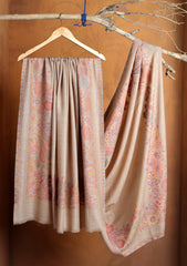 Pashmina Jamawar Shawl D#95 - Skin