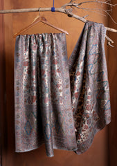 Pashmina Zari Jamawar Shawl D#21 - Skin