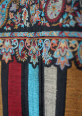 Pashmina Kani Jamawer Shawl D - 153 - Black