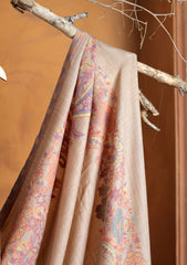 Pashmina Jamawar Shawl D#95 - Skin