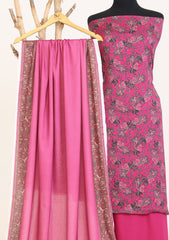 Winter - Rubaaiyat - D Prints - Marina 26 - Wool Shawl - RPM#13 - P Pink