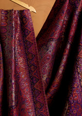 Pashmina Zari Jamawar Shawl D#19 - Purple