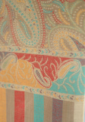 Pashmina Jamawar Shawl D - 46 - Skin