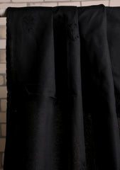Lawn Chikankari Summer Shawl D#14 - Black