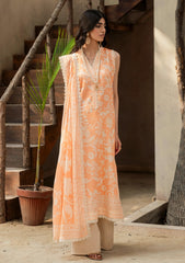 Lawn - Firdous - Sunspell - Summer 25 - D#144 - Tarracotta