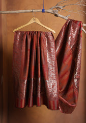 Pashmina Zari Jamawar Shawl D#23 - Red