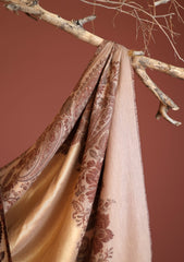 Pashmina Zari Jamawar Shawl D - 07 - Skin