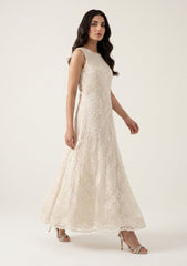 Fancy Net Embroidered Sequence Work - ASPL#14