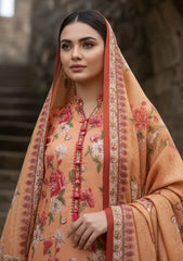 Winter - Riwaj - Printed Marina - 3 Pcs - Wool Shawl 25 - D#43