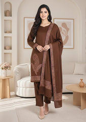 Winter - Riwaj - Pashmina Jamawar Suit - Patch Work - D#02 - Multi