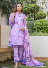 Lawn - Sidra Aleem - Print Series 25 - Purple