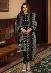 Lawn - Sahar - Festive Chikankari - CK-25-V1-08 - Raven Poise