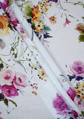 Digital Printed Lawn Fabric - D#10424