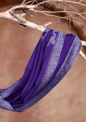 Pashmina Jamawar Scarf D#81 - Purple