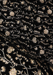 Embroidered Velvet Sitari Work - ASPL#132