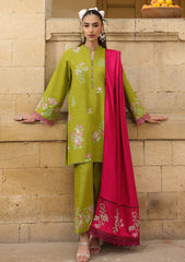 Winter - Sahar - Khaddar/Shawl - Unstitched 25 - AW2-25-04 - Fuchsia Sage