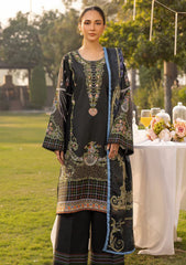 Pret - Tessa - Luxury Lawn 25 - D#03 - Noir Enchantment