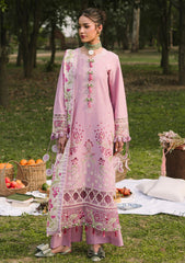 Lawn - Mahnur - Dahlia - Luxury 25 - D#02-B - Rosa