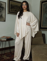 Pret - Moven - Moonlight Draped Co-ord Set - Off White