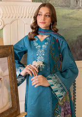 Lawn Collection - Farasha - Seraya - FS24#08 - PERIWINKLE