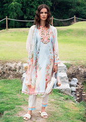 Lawn - Roheenaz - Garden Veil - Printed 25 - RGV#07-A - Cloudberey glaze