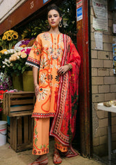 Lawn - Mushq - Hemline - La Dolce - Prints Vol-2 - HUN25#9B - DOVES OF GARDEN