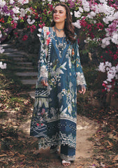 Lawn Collection - Elaf Premium - Print Chikankari - EPC24#02 - B - SERENITA