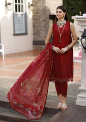 Lawn Collection - Saadia Asad - Eid Handwork - Laserkari - D#1